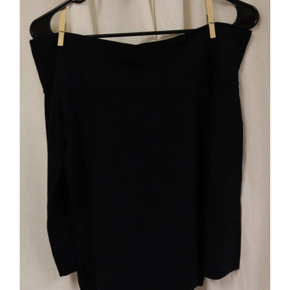 Embroidery and Beaded Black Top Lillic Rubin Size Large Nylon and Rayon - Picture 2 of 4